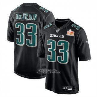 Camiseta NFL Game Philadelphia Eagles Cooper DeJean Super Bowl LIX Negro