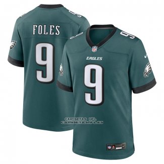 Camiseta NFL Game Philadelphia Eagles Nick Foles Retired Verde