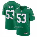 Camiseta NFL Game Philadelphia Eagles Zack Baun Alterno Verde