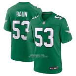 Camiseta NFL Game Philadelphia Eagles Zack Baun Alterno Verde Camiseta NFL Game Philadelphia Eagles Zack Baun Alterno Verde