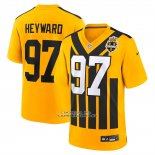 Camiseta NFL Game Pittsburgh Steelers Cameron Heyward Alterno 1933 Retro Amarillo Camiseta NFL Game Pittsburgh Steelers Cameron Heyward Alterno 1933 Retro Amarillo