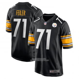 Camiseta NFL Game Pittsburgh Steelers Matt Feiler Negro
