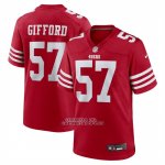 Camiseta NFL Game San Francisco 49ers Luke Gifford Rojo