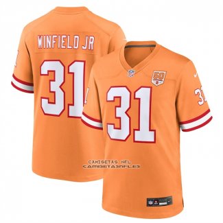 Camiseta NFL Game Tampa Bay Buccaneers Antoine Winfield Jr 50th Season Naranja