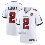 Camiseta NFL Game Tampa Bay Buccaneers Emeka Egbuka 50th Season Blanco Camiseta NFL Game Tampa Bay Buccaneers Emeka Egbuka 50th Season Blanco