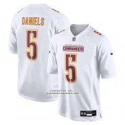 Camiseta NFL Game Washington Commanders Jayden Daniels Tundra Blanco