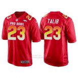 Camiseta NFL Hombre Denver Broncos 23 Micah Hyde Rojo AFC 2018 Pro Bowl