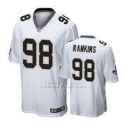 Camiseta NFL Hombre Saints Sheldon Rankins Blanco Game