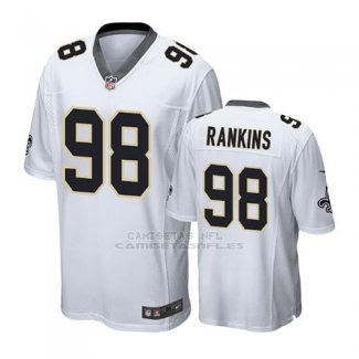 Camiseta NFL Hombre Saints Sheldon Rankins Blanco Game