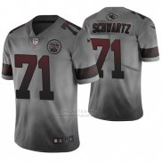 Camiseta NFL Kansas City Chiefs Mitchell Schwartz Ciudad Gris
