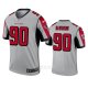 Camiseta NFL Legend Atlanta Falcons Marlon Davidson Inverted Gris