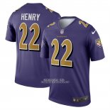 Camiseta NFL Legend Baltimore Ravens Derrick Henry Violeta