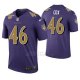 Camiseta NFL Legend Hombre Baltimore Ravens Morgan Cox Violeta Color Rush