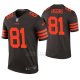 Camiseta NFL Legend Hombre Cleveland Browns Rashard Higgins Marron Color Rush