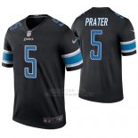 Camiseta NFL Legend Hombre Detroit Lions Matt Prater Negro Color Rush