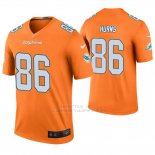 Camiseta NFL Legend Hombre Miami Dolphins Allen Hurns Naranja Color Rush