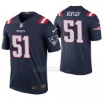 Camiseta NFL Legend Hombre New England Patriots Ja'whaun Bentley Azul Color Rush