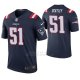 Camiseta NFL Legend Hombre New England Patriots Ja'whaun Bentley Azul Color Rush