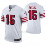 Camiseta NFL Legend Hombre San Francisco 49ers Trent Taylor Blanco Color Rush