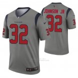 Camiseta NFL Legend Houston Texans Lonnie Johnson Jr. Inverted Gris