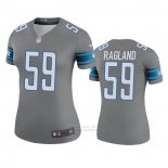 Camiseta NFL Legend Mujer Detroit Lions Reggie Ragland Gris Color Rush
