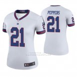 Camiseta NFL Legend Mujer New York Giants Jabrill Peppers Blanco Color Rush