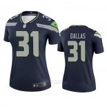 Camiseta NFL Legend Mujer Seattle Seahawks Deejay Dallas Azul