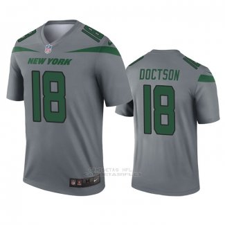 Camiseta NFL Legend New York Jets Josh Doctson Inverted Gris