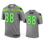 Camiseta NFL Legend Seattle Seahawks Greg Olsen Inverted Gris