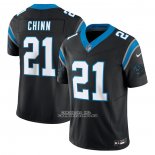 Camiseta NFL Limited Carolina Panthers Jeremy Chinn Vapor F.U.S.E. Negro