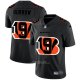 Camiseta NFL Limited Cincinnati Bengals Burrow Logo Dual Overlap Negro
