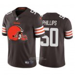 Camiseta NFL Limited Cleveland Browns Phillips Big Logo Marron