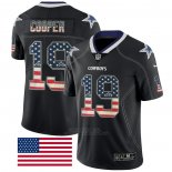 Camiseta NFL Limited Dallas Cowboys Cooper Rush USA Flag Negro