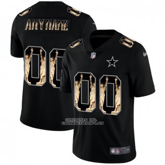 Camiseta NFL Limited Dallas Cowboys Personalizada Statue of Liberty Fashion Negro