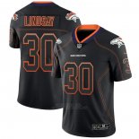 Camiseta NFL Limited Denver Broncos Lindsay Lights Out Negro