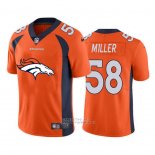 Camiseta NFL Limited Denver Broncos Miller Big Logo Naranja
