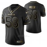 Camiseta NFL Limited Denver Broncos Von Miller Golden Edition Negro