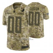 Camiseta NFL Limited Detroit Lions Personalizada Salute To Service Verde