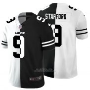 Camiseta NFL Limited Detroit Lions Stafford White Black Split