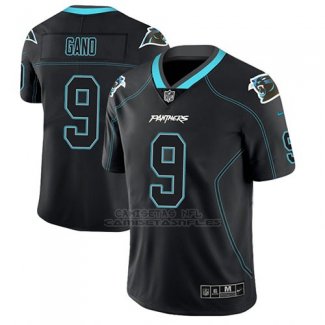 Camiseta NFL Limited Hombre Carolina Panthers Graham Gano Negro Color Rush 2018 Lights Out
