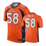 Camiseta NFL Limited Hombre Denver Broncos Von Miller Naranja