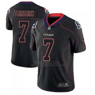 Camiseta NFL Limited Hombre Houston Texans Ka'imi Fairbairn Negro Color Rush 2018 Lights Out