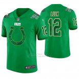 Camiseta NFL Limited Hombre Indianapolis Colts Andrew Luck St. Patrick's Day Verde