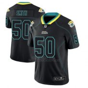 Camiseta NFL Limited Hombre Jacksonville Jaguars Telvin Smith Negro Color Rush 2018 Lights Out