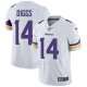 Camiseta NFL Limited Hombre Minnesota Vikings 14 Diggs Blanco