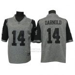 Camiseta NFL Limited Hombre New York Jets 14 Sam Darnold Gris