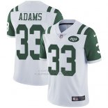 Camiseta NFL Limited Hombre New York Jets 33 Jamal Adams Blanco Vapor Untouchable