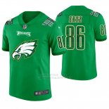 Camiseta NFL Limited Hombre Philadelphia Eagles Zach Ertz St. Patrick's Day Verde