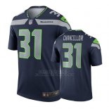 Camiseta NFL Limited Hombre Seattle Seahawks Kam Chancellor College Azul Legend