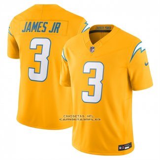 Camiseta NFL Limited Los Angeles Chargers Derwin James Jr Alterno Charger Power Vapor F.U.S.E. Oro